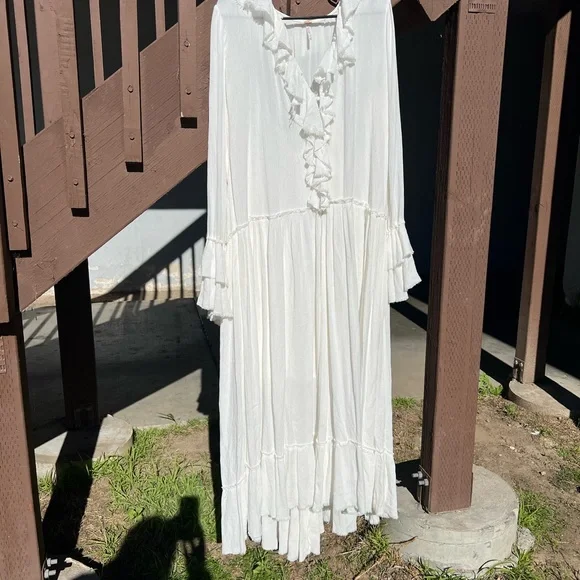 Free People Long Steeve Maxi Drees - Picture 4 of 10